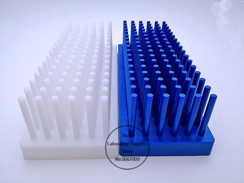 1pcs lab 66/102column plastic column type thickening test tube rack can be inverted socket