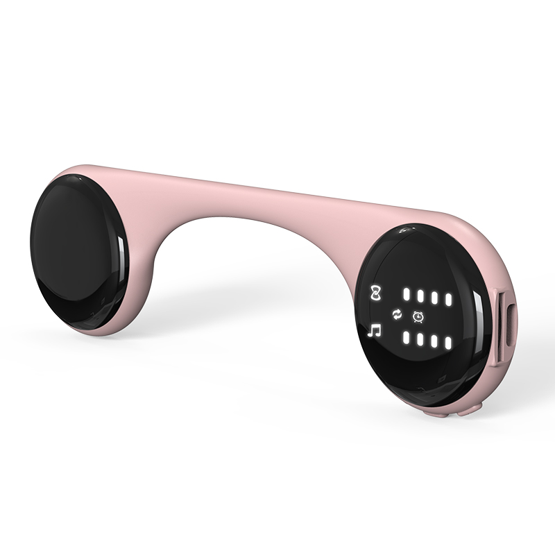 Bone Conduction Portable Bluetooth Sleeping Speaker Built-In 10 Natural Sounds White Noise TF Card Music Box Under The Pillow: black