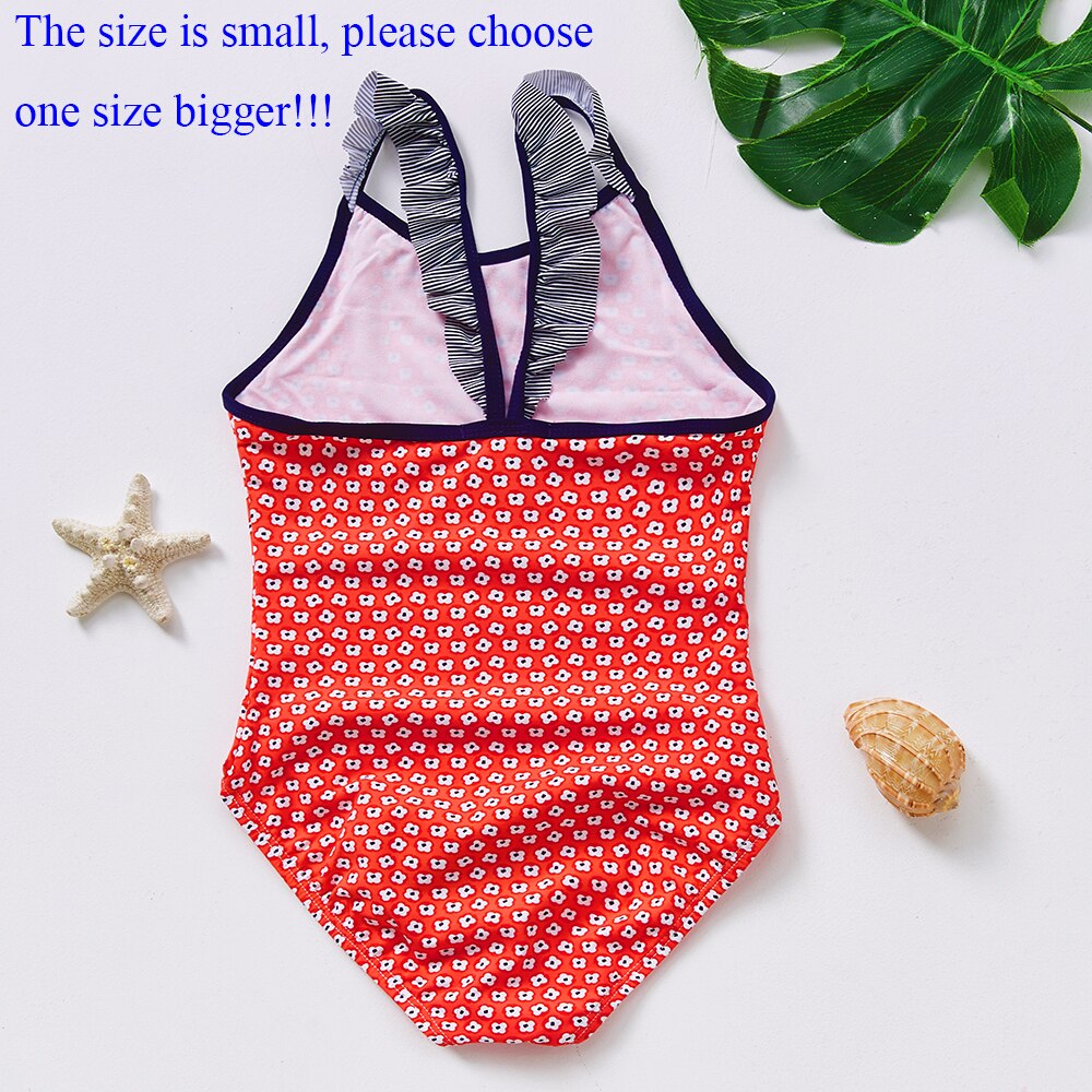 Girls Swimwear 1~8Year Toddler Baby Girls Swimwear one piece Children Swimwear Kids Beachwear Bathing suit: 282 flower / 2Y