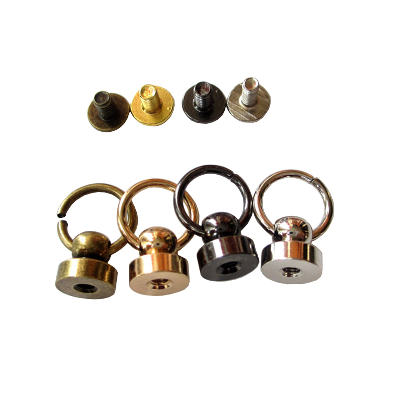 XUNZHE-remaches de carcasa de teléfono, botón, tornillo de tuerca, remache de uñas, cinturón de cuero trasero para coser hecho a mano, Material de bricolaje accesorios, 20 piezas
