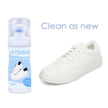 Tragbare Weiß Schuhe Reiniger Mit Schuh Pinsel Bleichen Erfrischt Polnischen Reinigung Werkzeug Für lässig Leder Schuh Turnschuhe 50ml # L