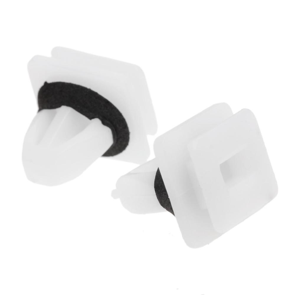 20pcs Car Rocker Cover Trim Clips Panel Sill Guard Moulding Side Skirt Nylon Retainer For Honda Civic CRV