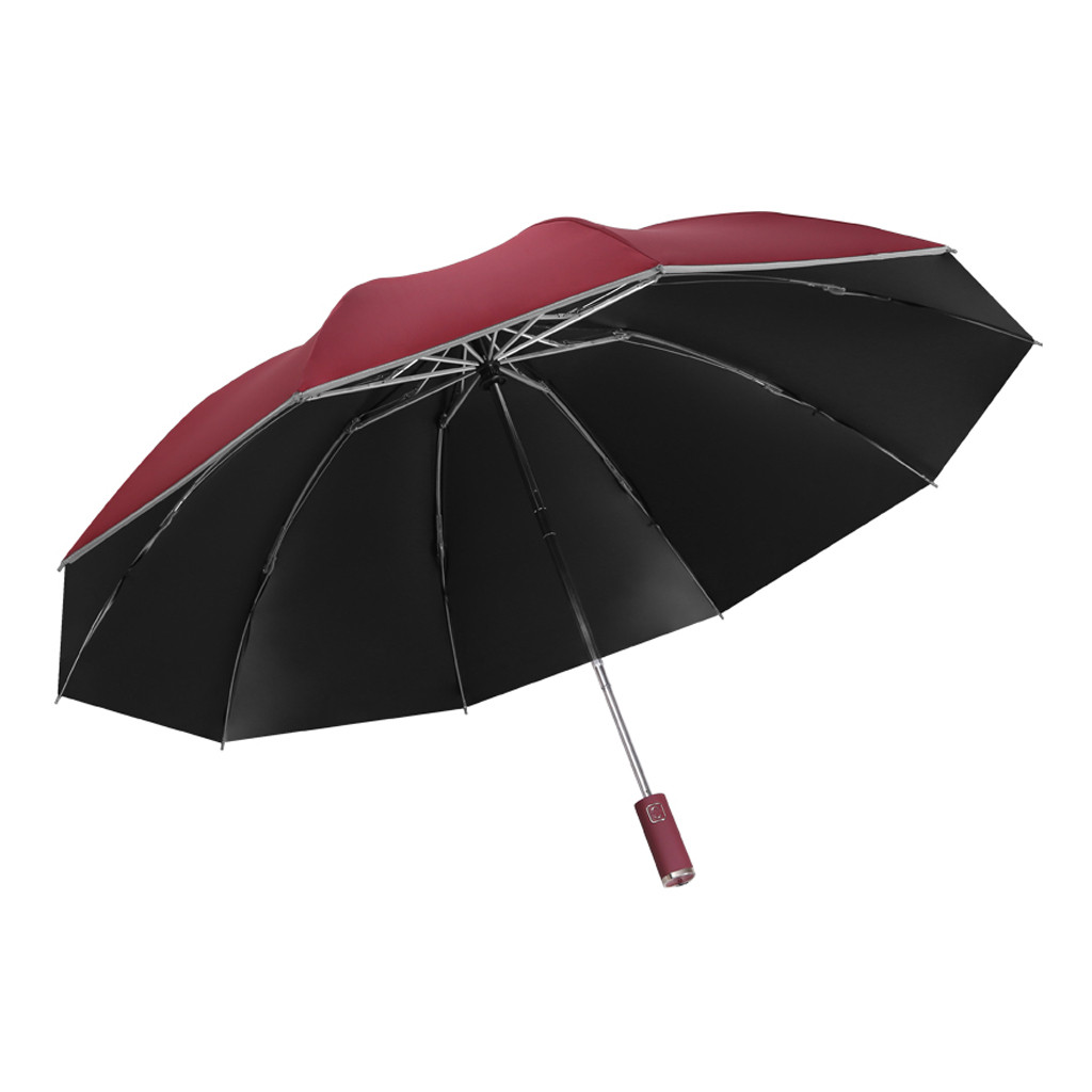 Automatic Umbrella Reverse Folding Business Umbrella With Reflective Strips parapluie guarda chuva paraguas umbrella