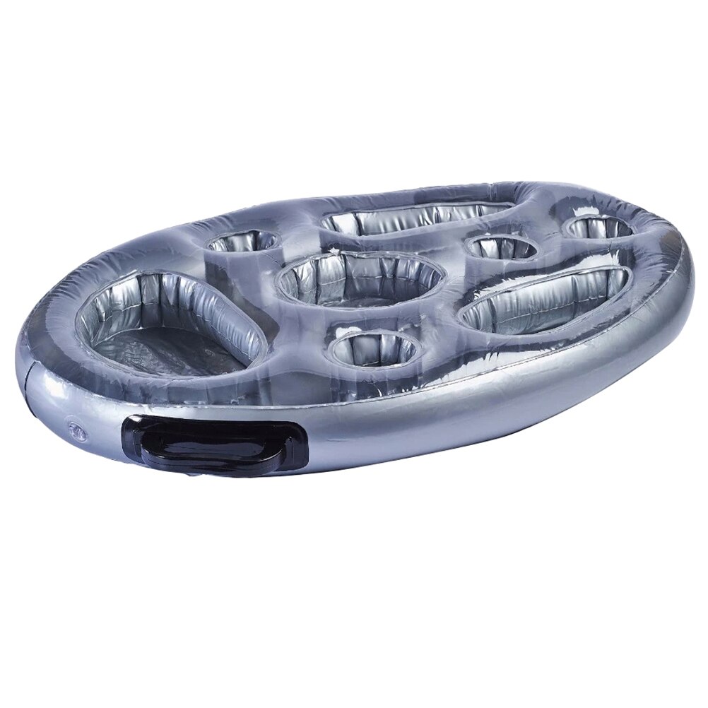 1Pc Opblaasbare Drijvende Bekerhouder Veilig Chic Mooie Tub Drijvende Lade Waterbak Drijvende Drink Stand