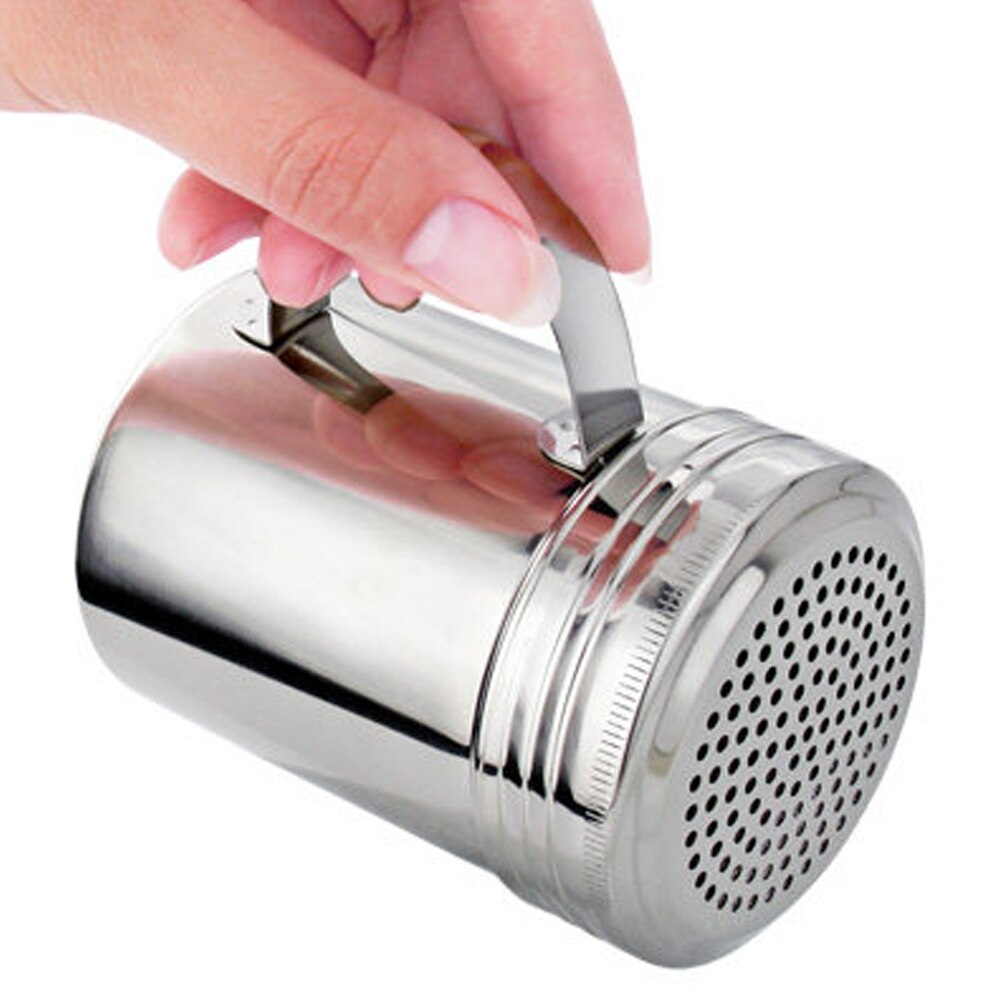 Distributeur de poudre de Barbecue en acier inoxydable, outil de cuisine, bouteilles Shaker avec poignée, distributeur de poudre de Barbecue, drague sel au poivre sucre 1 pièce/2 pièces