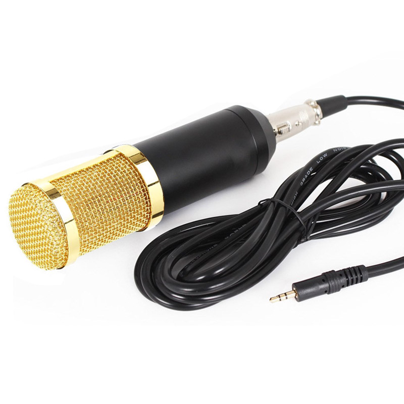micrófono condensador bm800 micrófono para Karaoke micrófono de grabación de sonido para computadora micrófono de estudio