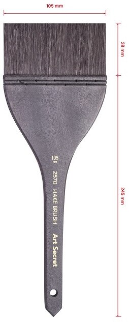 ArtSecret-dibujo de acuarela 2570 de alto grado, pincel negro grande, mezcla de pelo de ardilla, mango de madera, pinturas acrílicas, suministros de arte: Amarillo claro