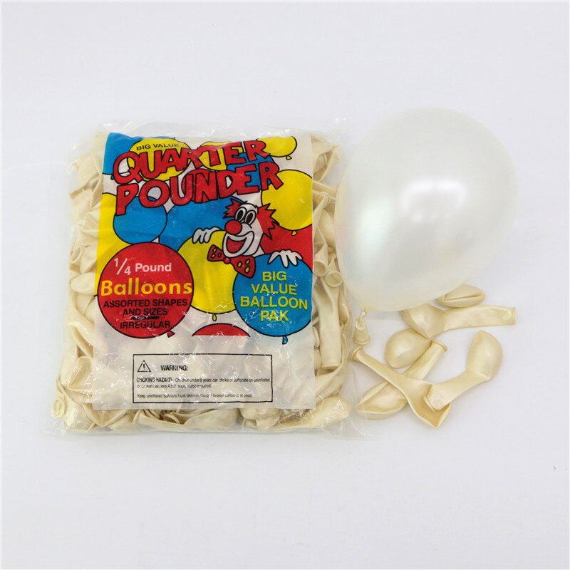 20 stücke 5 zoll Mini Perle Latex Ballon Rose Gold Champagner Gold Luftballons Hochzeit Geburtstag Party Dekor Liefert: Weiß