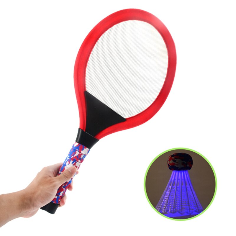 Children'S Light Badminton Racket Illuminated Racket Lighting Badminton Racket Set with Led Lights