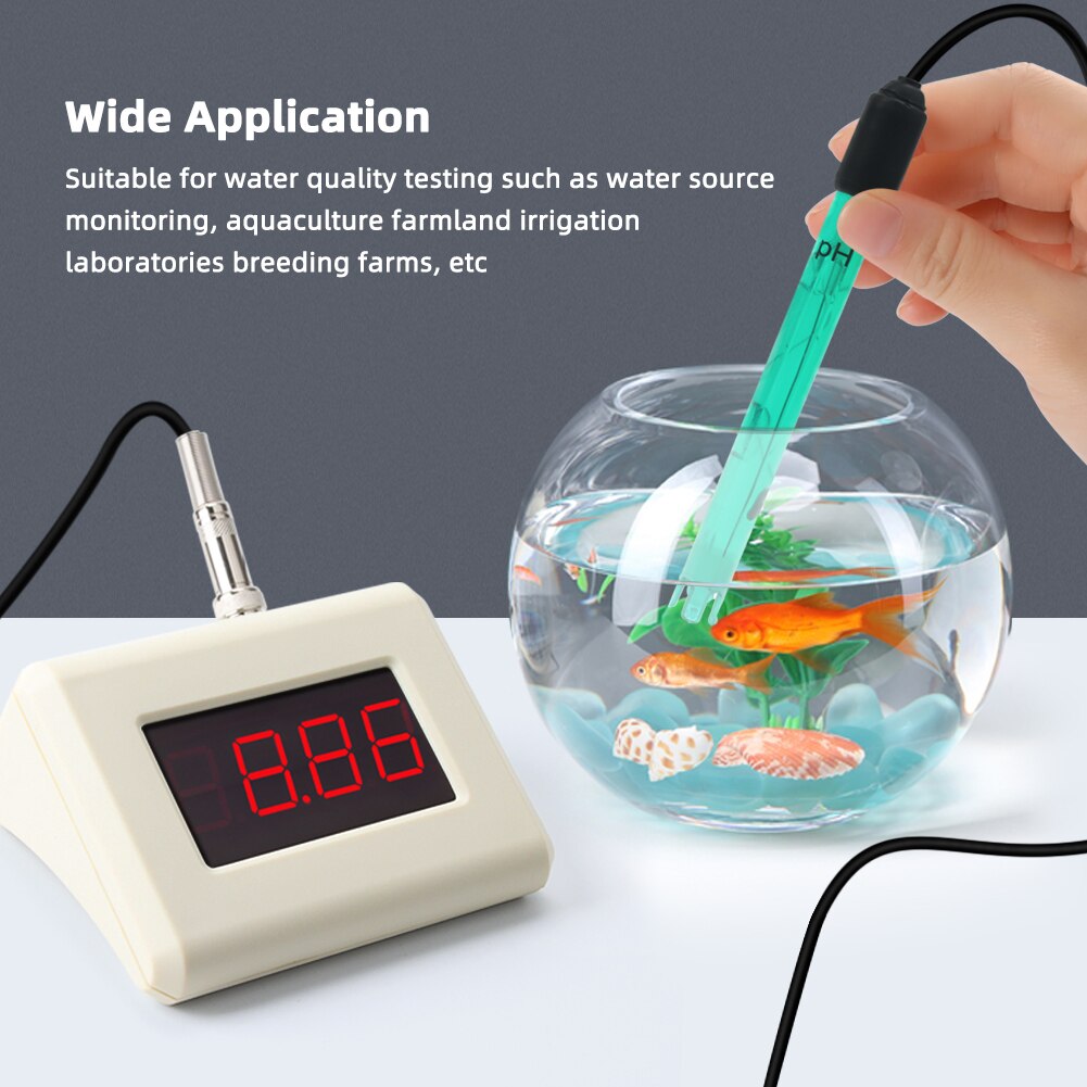 Digital PH Meter 0.00-14 Water Tester Measurement Acidometer Instrument Analysis for Swimming Pool Aquarium