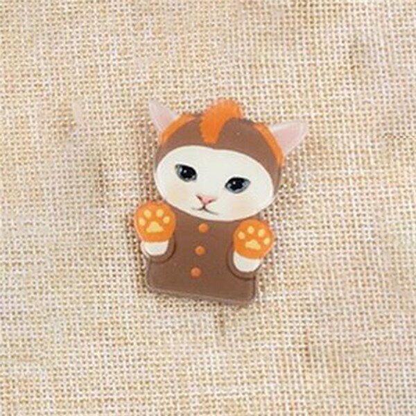 1 stuk zuid-koreaanse acryl speld kleine wegvlieg cartoon schattige badge kleine borst sieraden harajuku zachte zus baby broche gesp: 9