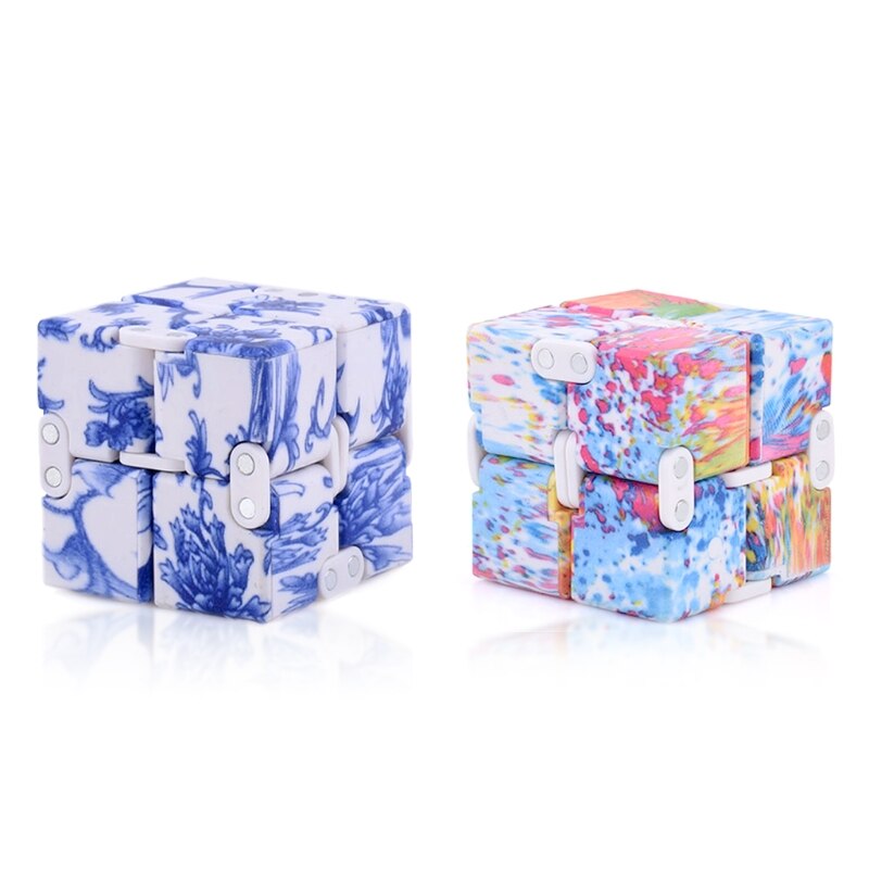 1Pc Cube Puzzel Speelgoed Abs Plastic Stress Reliever Brain Teasers Infinity Magische Kubus Verminderen Druk Speelgoed Praktische Joke & dxad
