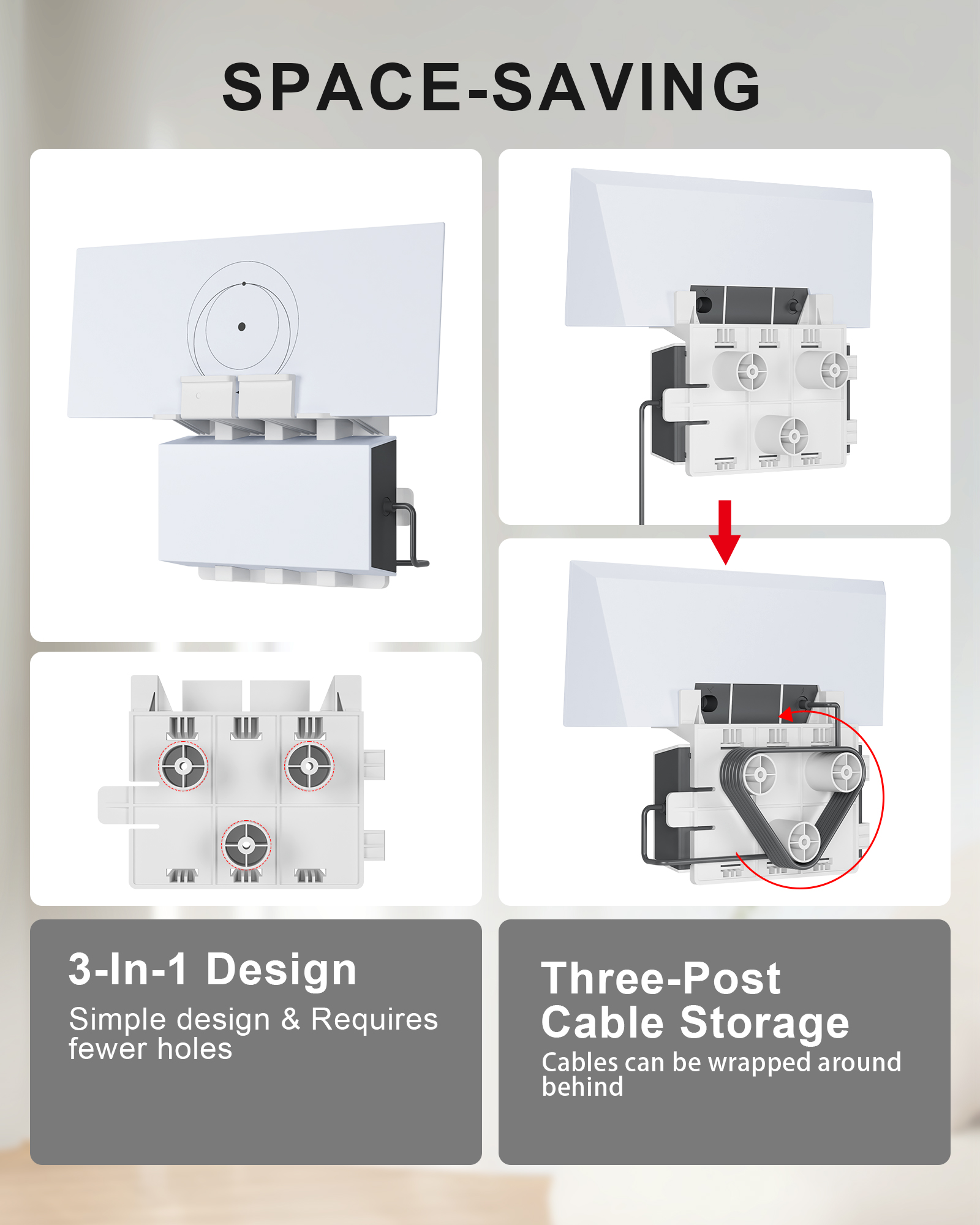Starlink Gen 3 Mount bracket, All in One Starlink Standard V3 Mesh Router and Starlink Gen 3 Power Supply Mounting Kit