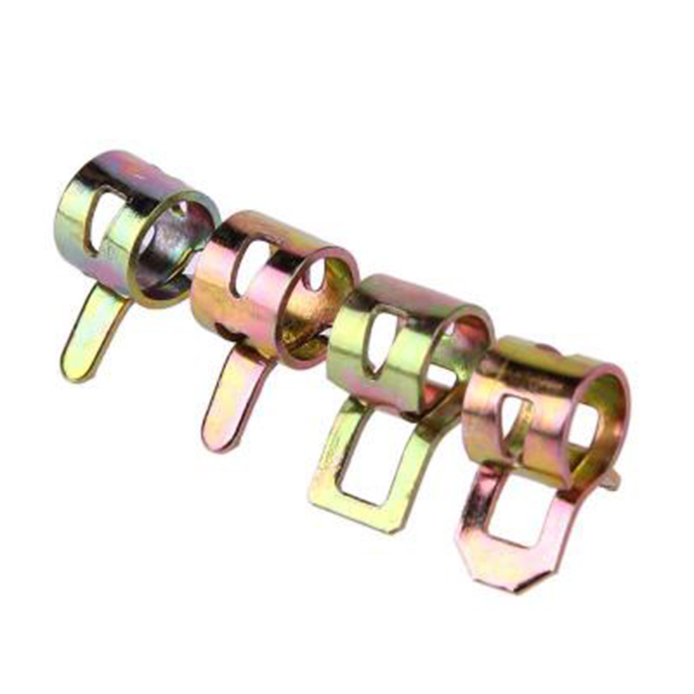 10Pcs 6-15mm Spring Band Type Fuel Vacuum Hose Silicone Pipe Tube Clamp Clip