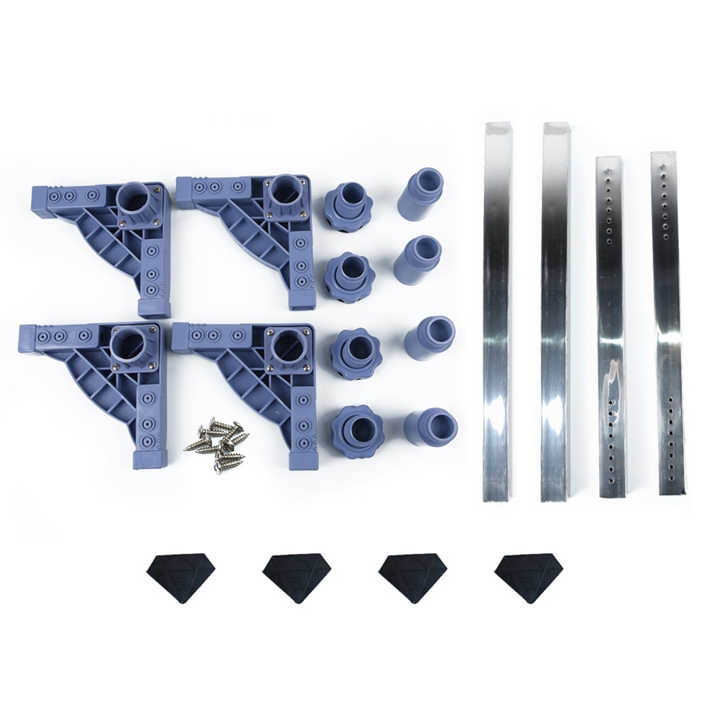 Washing Machine Pedestal Stand Heavy Duty Steel 300kg Capacity Non Slip