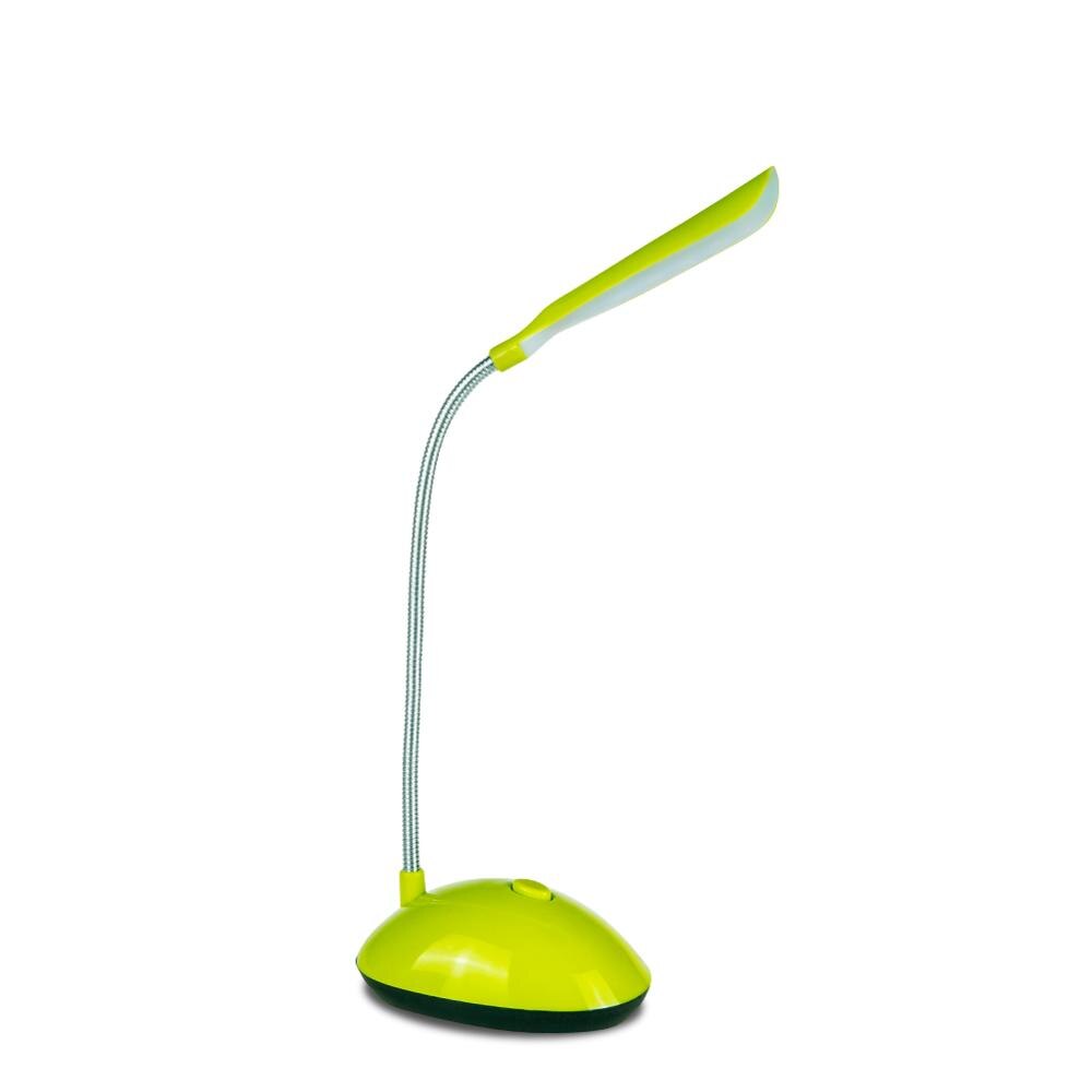 Eeetoo led touch on / off 4 farver bordlampe fleksibel natlys bærbar børn øjenbeskyttelse studerende læsning led bordlampe: Grøn