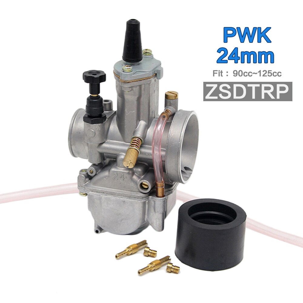 ZSDTRP Motorcycle 4 stroke KOSO ZSDTRP KEIHIN OKO 24 26 28 30 32 34 mm Carburetor With Power Jet Fit Race Scooter ATV UTV: 24mm ZSDTRP