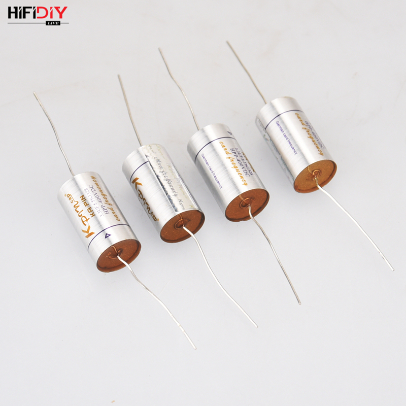 HIFIDIY LIVE Silver MKP capacitor non-polar frequency divider capacitor AUDIO nourishments 0.1uf 0.22uf 0.33uf 0.47uf 0.68uf