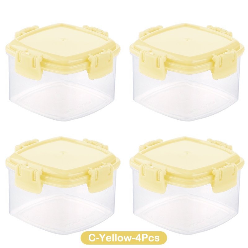 Mini botella dispensadora de condimentos, caja de salsa portátil, aderezo para ensalada de ketchup, contenedor de condimentos, accesorios para fiambrera Bento, 4 Uds.: Castaño