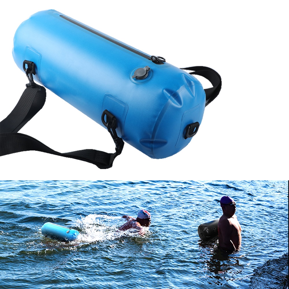 12L Waterdicht Dry Bag Ultralight Zwemmen Boei Veiligheid Float Voor Open Triatleten Water Kajak Snorkelen Surfers Strand Zwemmen