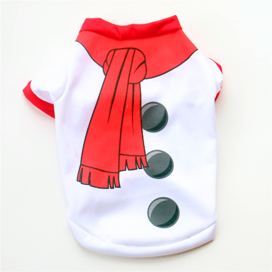 Grønt kæledyr tøj jule tegneserie tøj til hund lille kostume t-shirt fransk bulldog print hunde sød vinter ropa para perro: 3 / M
