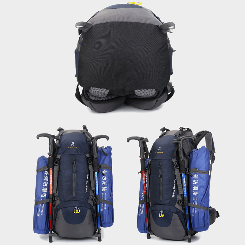 Aceshop Rugzak Voor Mannen Vrouwen Survival Rugzak 60L Man & Vrouw Wandelen Camping Rugzakken Wat... - Vicedeal Rugzak Vrouw Ademende Rugzak Outdoor