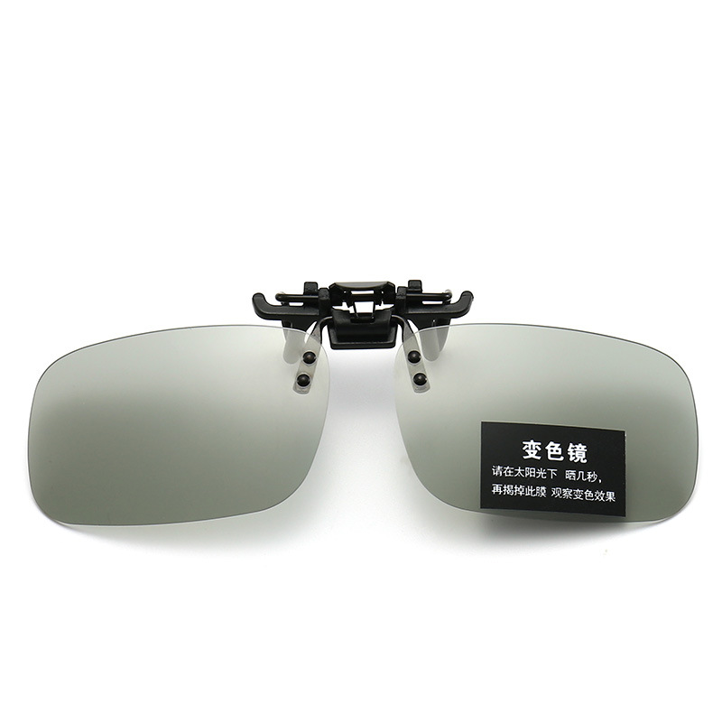 Polarized Clip Sunglasses Myopia Glasses Clip Driver Fishing Night Vision Myopia Clip-on Sun Shading Eyeglasses