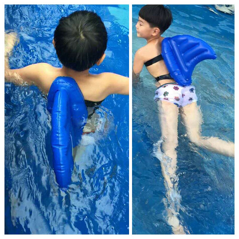 Jouet pour enfant apprendre à nager artifact ailerons de requin imitateur gonflable enfants piscine bouée de sauvetage flotte anneaux de natation