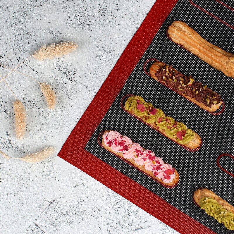 Geperforeerde Siliconen Bakken Mat Non-stick Cookie Pad Rolling Deeg Mat Hittebestendige Brood Koekjes Bakken Oven Sheet Liner