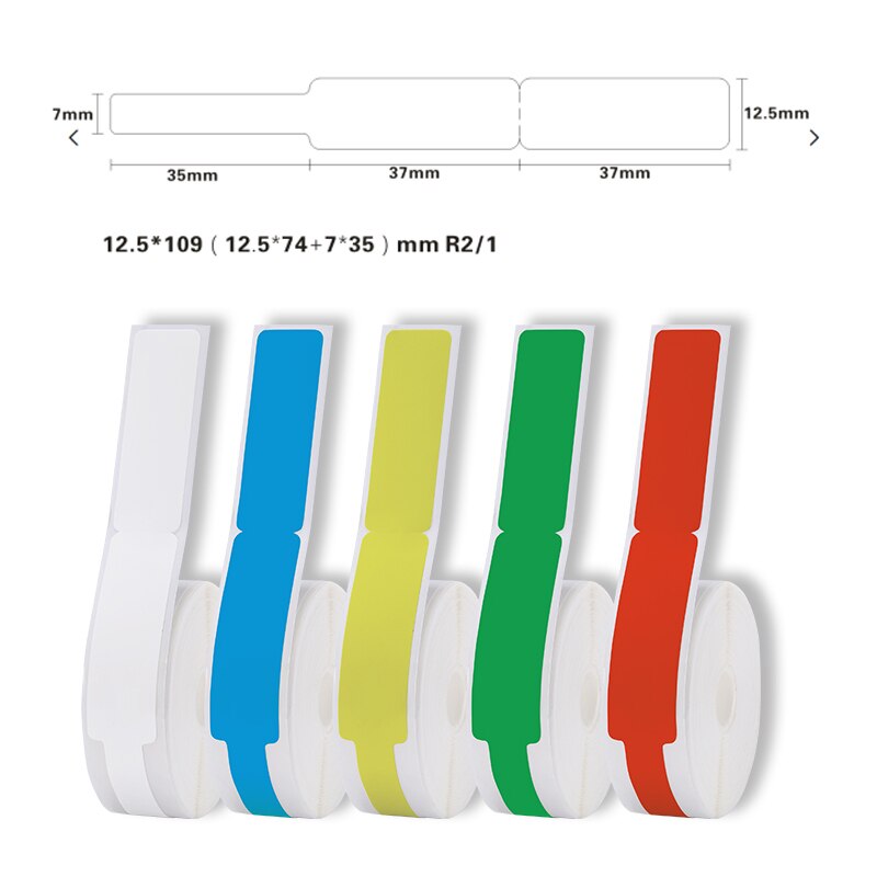 D11 D61 Selbstklebende Kabel Aufkleber Papier Wasserdicht Identifizierung Faser Draht Stichworte Etiketten Organisatoren Netzwerk Marker Werkzeug Anti