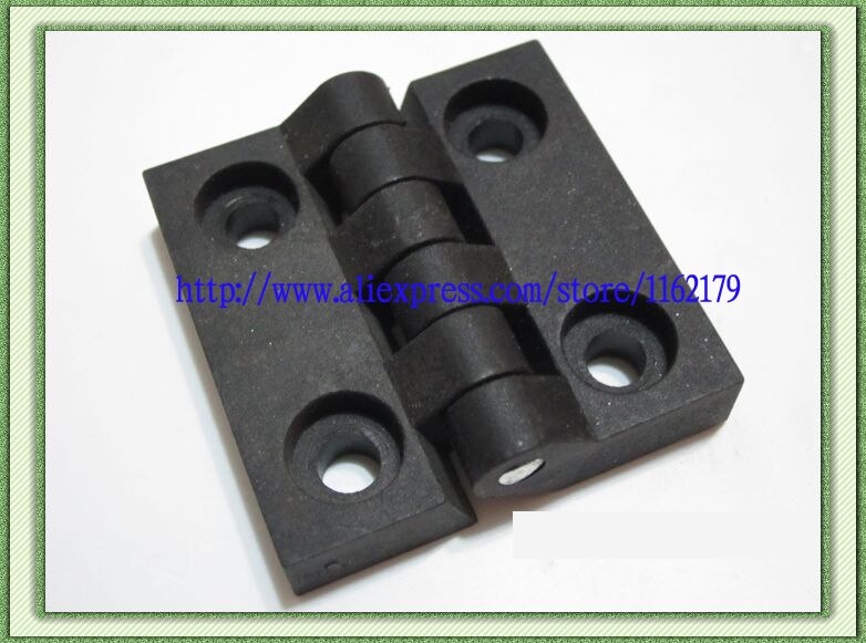 10PC/lot ABS engineering plastic nylon hinge 48*48mm black industrial jumbo durable hinges