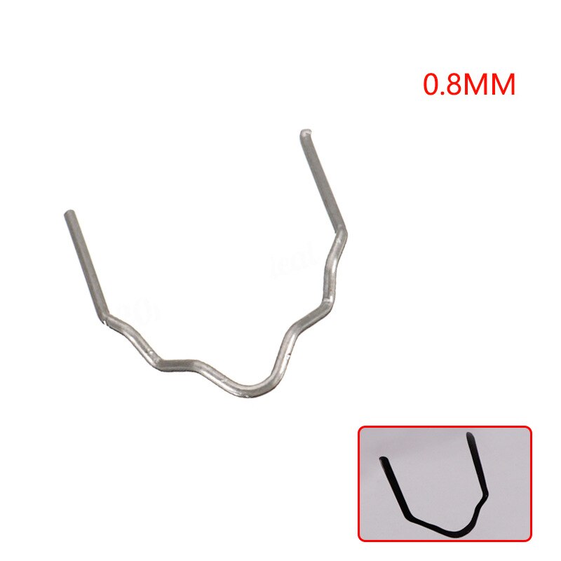 Agrafeuse à pour réparation de PVC, soudeurs pour plastiques, outil de Garage, Machine à agrafer pour réparation de pare-chocs de voiture: 100pcs type 4