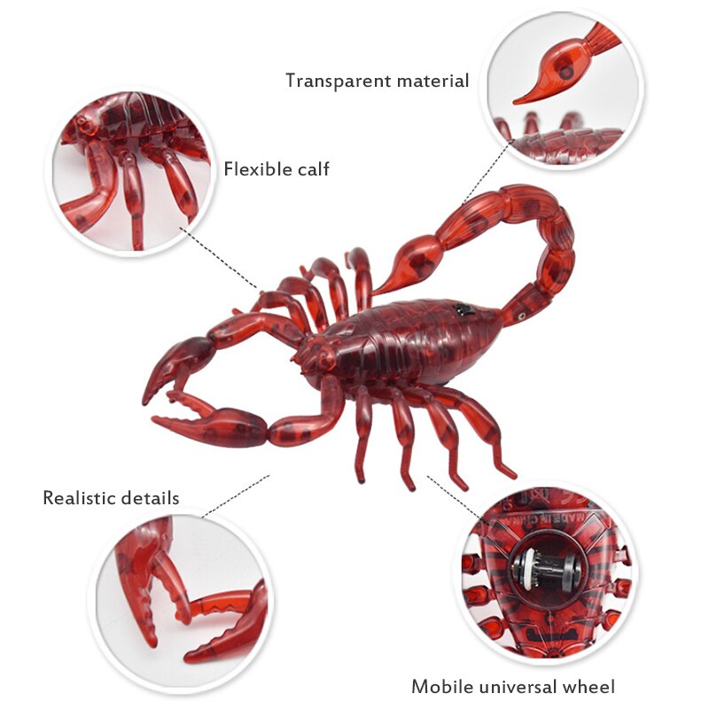 Infrarouge télécommande insecte Animal Simulation araignée et Scorpion blague jouet électrique télécommande nouveauté jouet pour enfants