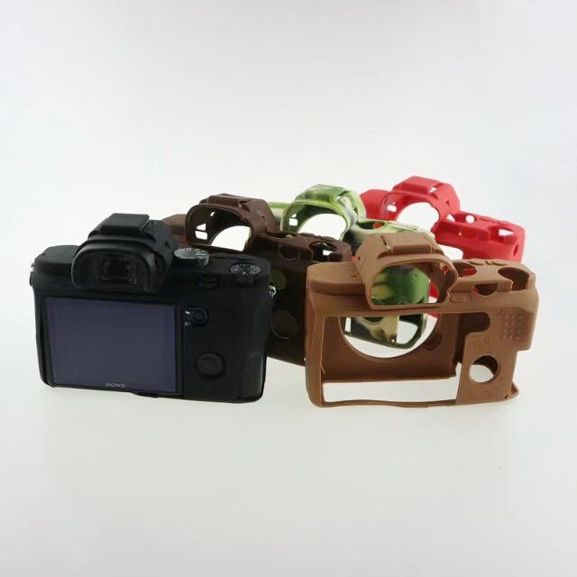 Funda de goma de silicona para cámara Sony Alpha A7 Mark II A72 A7II