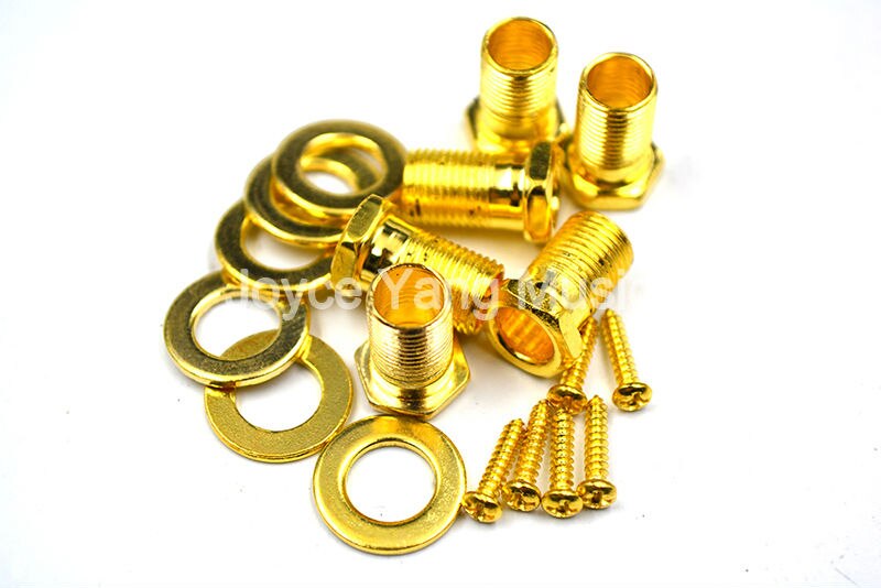 Grover Style Gold Semicircle Guitar Tuning Pegs Tuners Machine Head 3L+3R