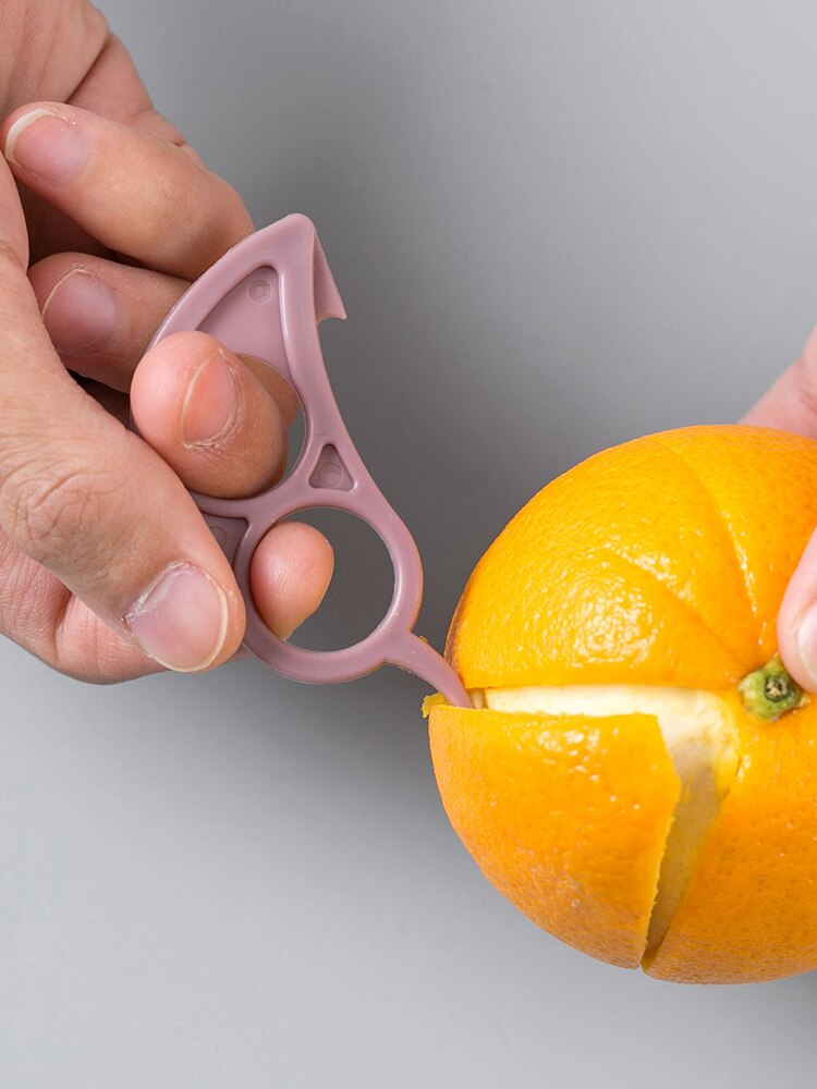 Jujia cartoon ring orange peeling device grapefruit peeling pomegranate opening Orange tool fruit peeling device orange