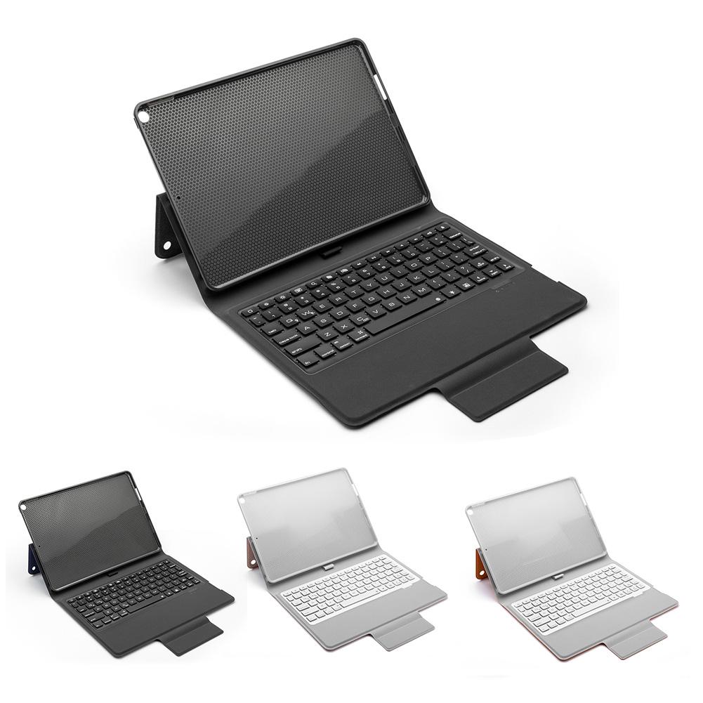 Tablet Toetsenbord Multifunctionele 78 Key Bluetooth Leather Case Toetsenbord Backlight Flip Cover Toetsenbord Voor Ipad