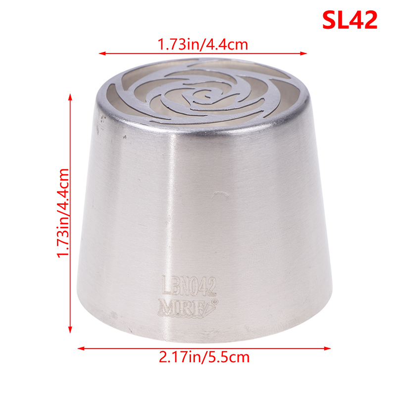 1Pc Stainless Steel Russian Piping Tips Christmas Cake Icing Frosting Nozzles For Cupcake Decoration DIY Kitchen Baking Tool: MULTI