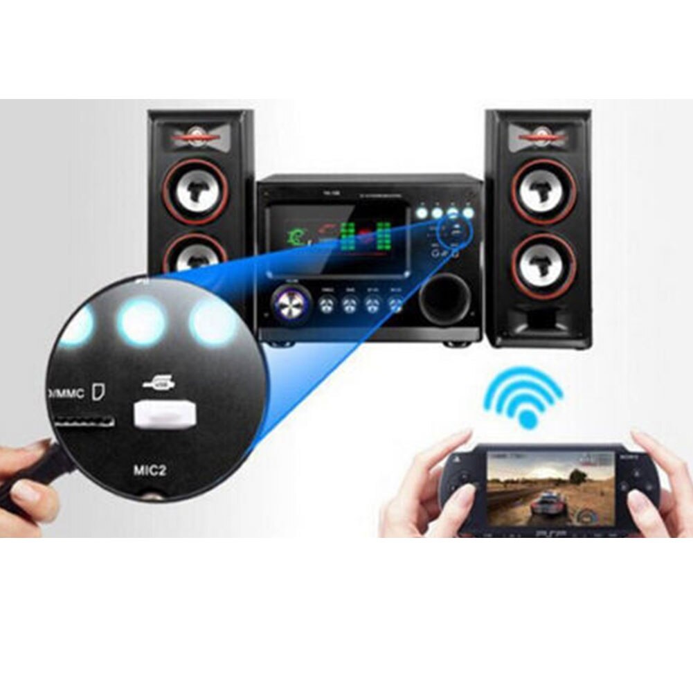 Récepteur de musique voiture intelligente pratique sans fil Aux Audio USB téléphone Portable mains libres maison Portable adaptateur Bluetooth