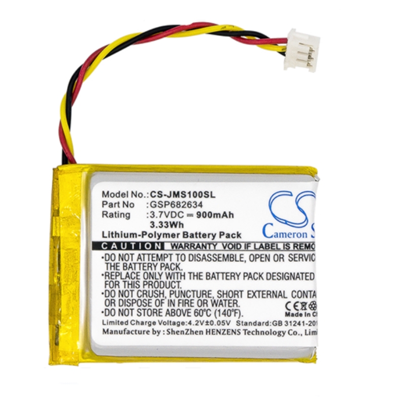 Cameron Sino 900 mah Batterie GSP682634 für JBL Gehen Clever