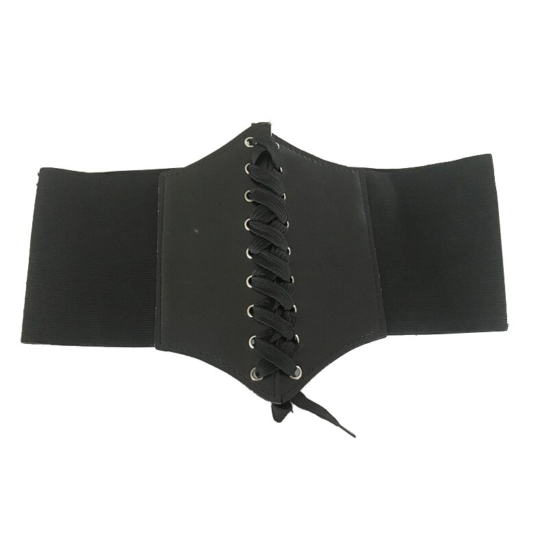 Corset cuero Pu ancho para adelgazamiento de cuerpo cinturones para mujer elástico cinturón a la cintura alto Cinto Sobretudo femenino Ceinture Femme Fajas