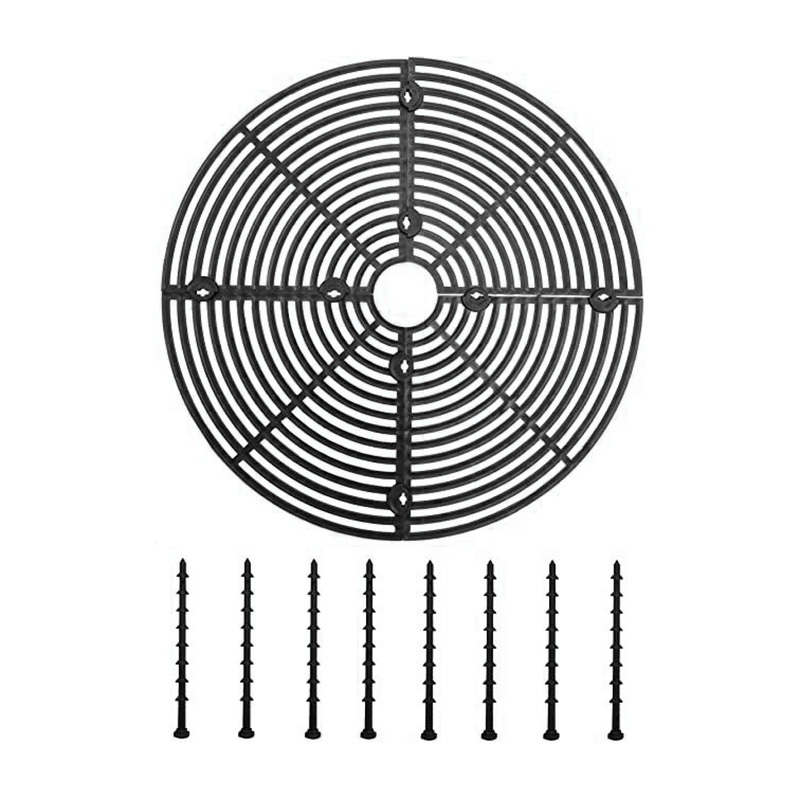 Zwarte Bloem Pot Cover Plant Bodem Voorkomen Huisdier Beschermende Covers Praktische Tuin Beschermen Planten Beugel Levert: 30CM