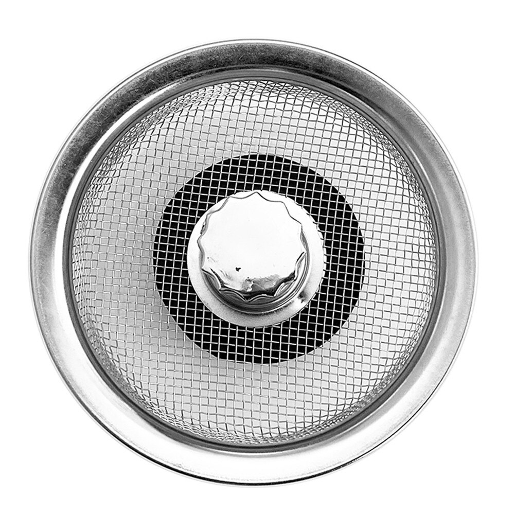 Kjøkken rustfritt stål filter vask sil avfallsbeholder plugg avløpsstopper filter slitesterkt kjøkkenverktøy
