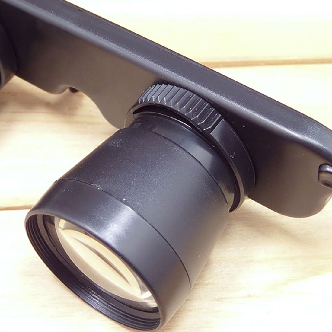 3X Vergrootglas 28 Mm Vergrootglas Voor Outdoor Vissen Optics Verrekijker Telescoop Bril Stijl Zwart