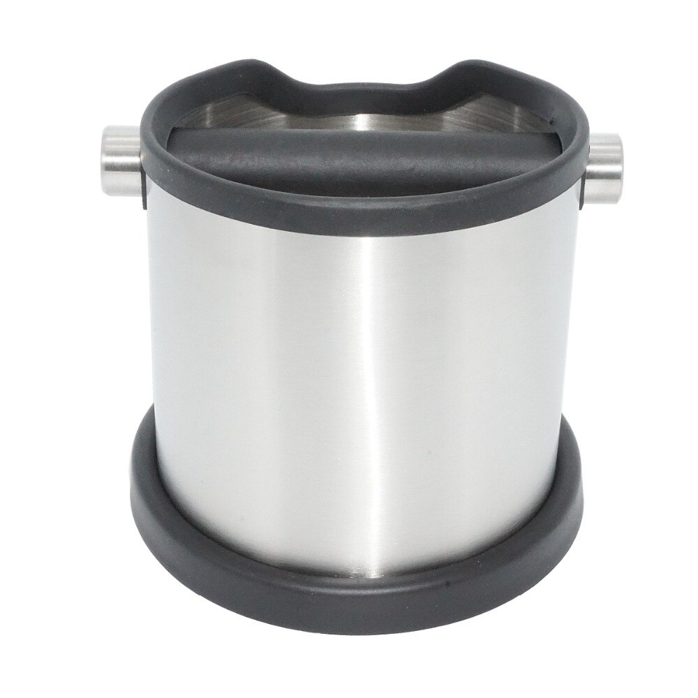 1800 ml Edelstahl Kaffee klopfen Kasten Espresso Mahlen Behälter Abfall Behälter Kaffee Werkzeuge für Barista + Nicht-Unterhose Basis