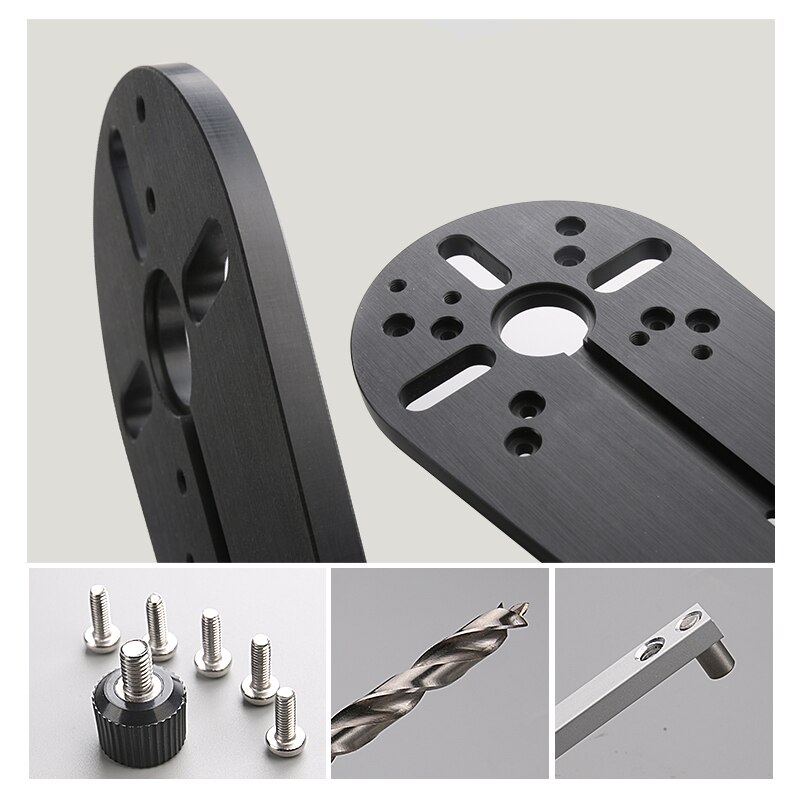 Circle Cutting Jig for Bosch Makita Electric Hand Trimmer Wood Router Circle Milling Groove DIY Tools Woodworking Milling