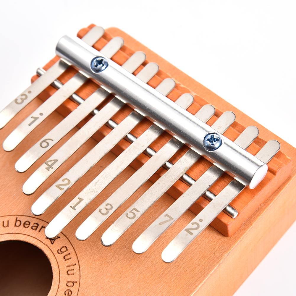 Kalimba traditionnel africain à 10 doigts, Piano à pouce, Instrument de musique de poche