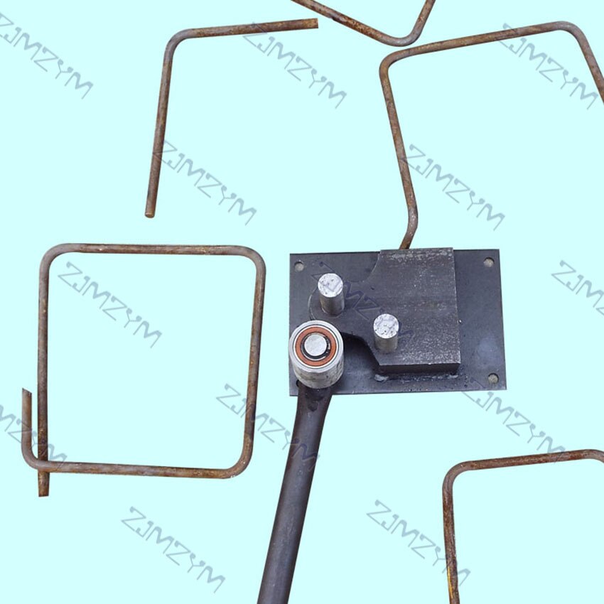 4Mm-14Mm Manual Stalen Bar Bender Draagbare Bouw Gebouw Buigmachine Wapening Buigen Tool Vervormd Staaf Vouwen machine