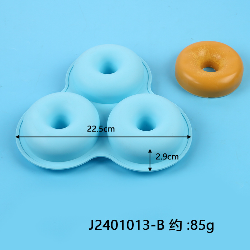 Air Fryer Egg Mold Round Shape Eggs Mold 3 Cavity Non-Stick Silicone Air Fryer Egg Pan Egg Steamer Cooking Mold Fried Egg Tool: Pink