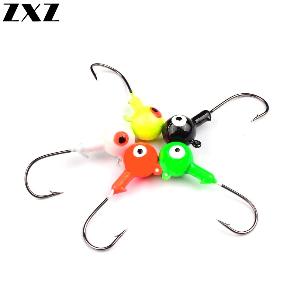 Anzuelos de pesca con púas de acero al carbono, con múltiples pesos anzuelo de pesca, con ojos de pez 3D, aparejo de cebo Artificial para Jigging, 1 ~ 10G, 10 unids/set por juego